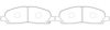 FIT FP3134 Brake Pad Set, disc brake